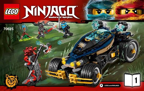 Istruzioni per la Costruzione - LEGO - NINJAGO - 70625 - Samurai VXL: Page 1