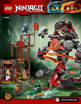 Istruzioni per la Costruzione - LEGO - NINJAGO - 70626 - L'alba di Iron Doom: Page 1