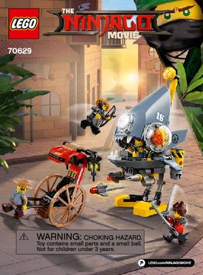 Istruzioni per la Costruzione - LEGO - 70629 - Piranha Attack: Page 1