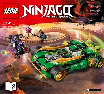 Istruzioni per la Costruzione - LEGO - 70641 - Ninja Nightcrawler: Page 1