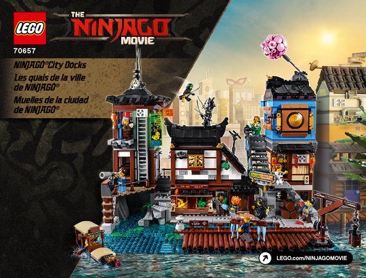 Istruzioni per la Costruzione - LEGO - 70657 - NINJAGO® City Docks: Page 1