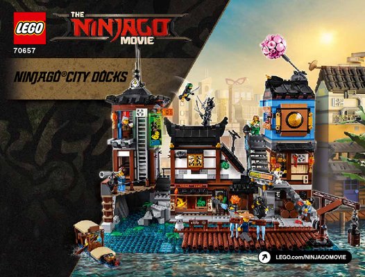 Istruzioni per la Costruzione - LEGO - 70657 - NINJAGO® City Docks: Page 1