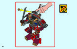 Istruzioni per la Costruzione - LEGO - 70665 - The Samurai Mech: Page 44