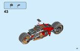 Istruzioni per la Costruzione - LEGO - 70667 - Kai's Blade Cycle & Zane's Snowmobile: Page 57