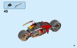 Istruzioni per la Costruzione - LEGO - 70667 - Kai's Blade Cycle & Zane's Snowmobile: Page 59