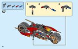 Istruzioni per la Costruzione - LEGO - 70667 - Kai's Blade Cycle & Zane's Snowmobile: Page 70