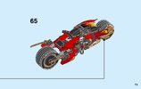 Istruzioni per la Costruzione - LEGO - 70667 - Kai's Blade Cycle & Zane's Snowmobile: Page 73