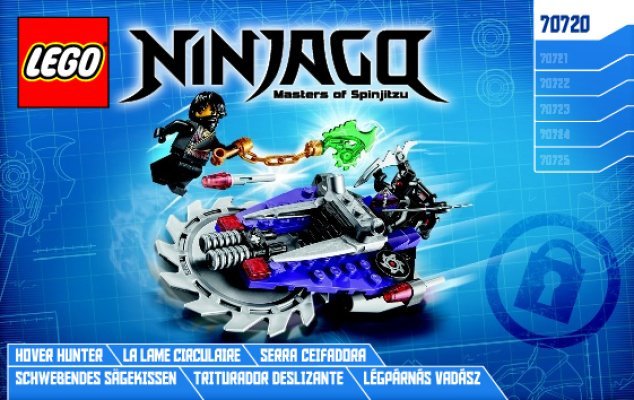 Istruzioni per la Costruzione - LEGO - NINJAGO - 70720 - Cacciatore volante: Page 1