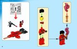 Istruzioni per la Costruzione - LEGO - NINJAGO - 70721 - Fighter di Kai: Page 4