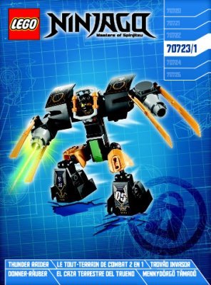 Istruzioni per la Costruzione - LEGO - NINJAGO - 70723 - Predatore di tuoni: Page 1