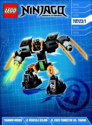 Istruzioni per la Costruzione - LEGO - NINJAGO - 70723 - Predatore di tuoni: Page 1