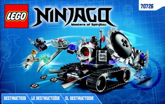 Istruzioni per la Costruzione - LEGO - NINJAGO - 70726 - Destructoid: Page 1