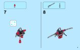 Istruzioni per la Costruzione - LEGO - NINJAGO - 70727 - Ninja Super-bolide X-1: Page 7