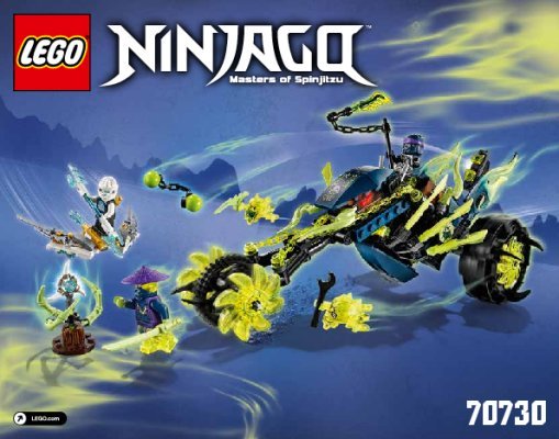 Istruzioni per la Costruzione - LEGO - NINJAGO - 70730 - Agguato sulla moto incatenata: Page 1