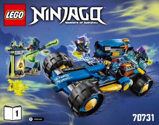 Istruzioni per la Costruzione - LEGO - NINJAGO - 70731 - Walker One di Jay: Page 1