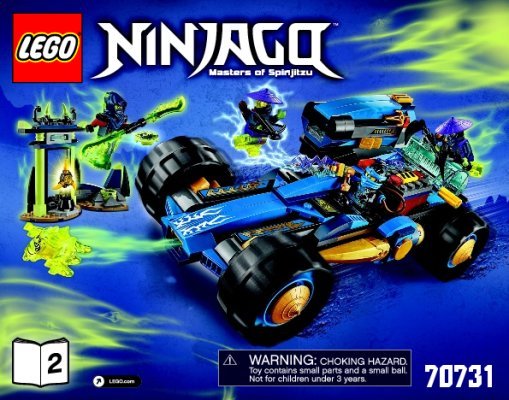 Istruzioni per la Costruzione - LEGO - NINJAGO - 70731 - Walker One di Jay: Page 1