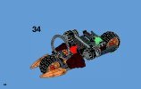 Istruzioni per la Costruzione - LEGO - NINJAGO - 70733 - La moto razzo: Page 44