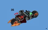 Istruzioni per la Costruzione - LEGO - NINJAGO - 70733 - La moto razzo: Page 45