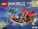 Istruzioni per la Costruzione - LEGO - NINJAGO - 70738 - Il volo finale del Vascello del Destino: Page 1