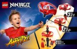 Istruzioni per la Costruzione - LEGO - NINJAGO - 70739 - Airjitzu Kai Flyer: Page 18