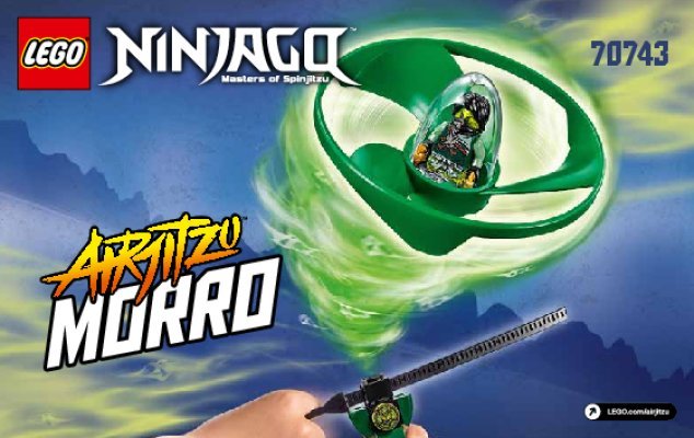 Istruzioni per la Costruzione - LEGO - NINJAGO - 70743 - Airjitzu Morro Flyer: Page 1