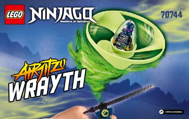 Istruzioni per la Costruzione - LEGO - NINJAGO - 70744 - Airjitzu Wrayth Flyer: Page 1