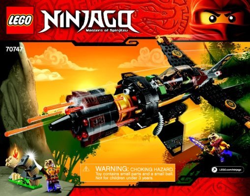 Istruzioni per la Costruzione - LEGO - NINJAGO - 70747 - Spara missili: Page 1