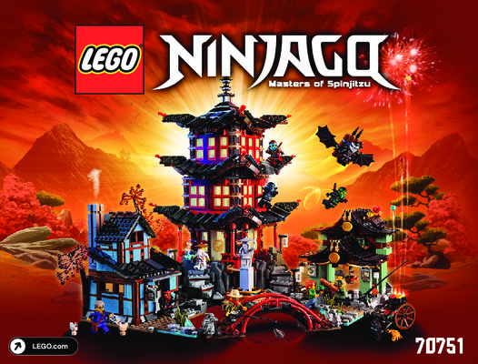 Istruzioni per la Costruzione - LEGO - NINJAGO - 70751 - Il Tempio di Airjitzu: Page 1