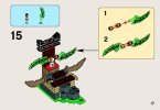 Istruzioni per la Costruzione - LEGO - NINJAGO - 70752 - Trappola nella giungla: Page 17