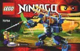 Istruzioni per la Costruzione - LEGO - NINJAGO - 70754 - Elettro-robot: Page 1