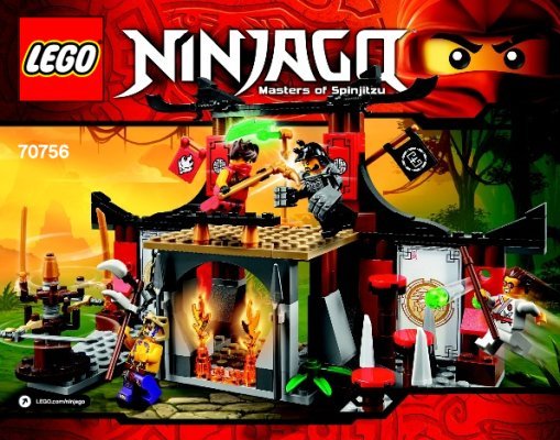 Istruzioni per la Costruzione - LEGO - NINJAGO - 70756 - Resa dei conti al Dojo: Page 1