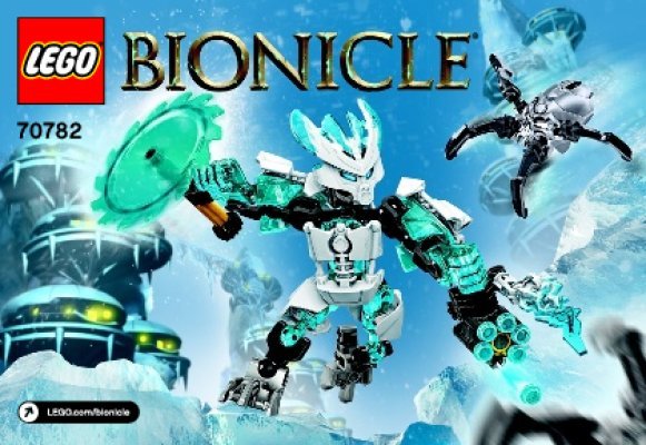 Istruzioni per la Costruzione - LEGO - BIONICLE - 70782 - Protettore del Ghiaccio: Page 1