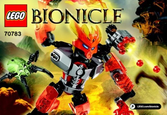 Istruzioni per la Costruzione - LEGO - BIONICLE - 70783 - Protettore del Fuoco: Page 1