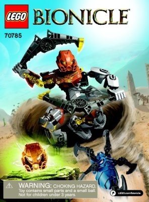 Istruzioni per la Costruzione - LEGO - BIONICLE - 70785 - Pohatu – Maestro della Pietra: Page 1