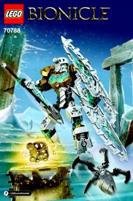 Istruzioni per la Costruzione - LEGO - BIONICLE - 70788 - Kopaka – Maestro del Ghiaccio: Page 1