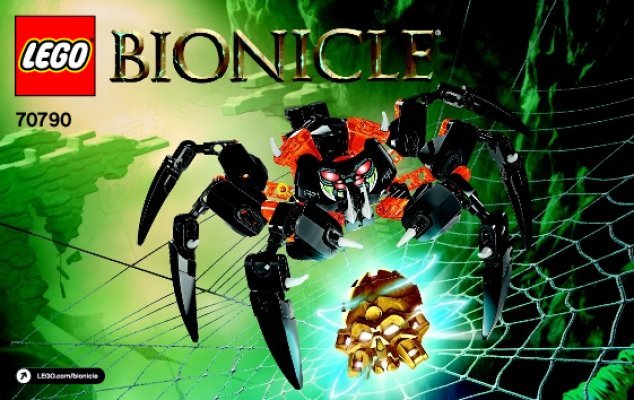 Istruzioni per la Costruzione - LEGO - BIONICLE - 70790 - I Ragni del Signore del Teschio: Page 1