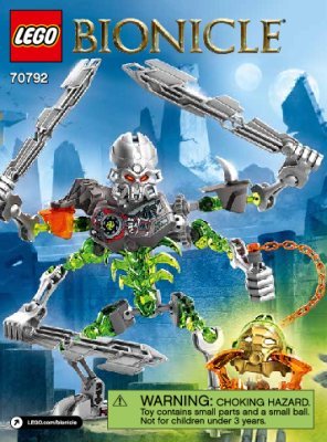 Istruzioni per la Costruzione - LEGO - BIONICLE - 70792 - Slicer: Page 1