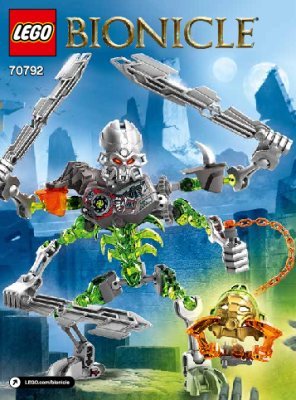 Istruzioni per la Costruzione - LEGO - BIONICLE - 70792 - Slicer: Page 1