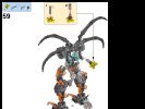 Istruzioni per la Costruzione - LEGO - BIONICLE - 70794 - Scorpio: Page 44