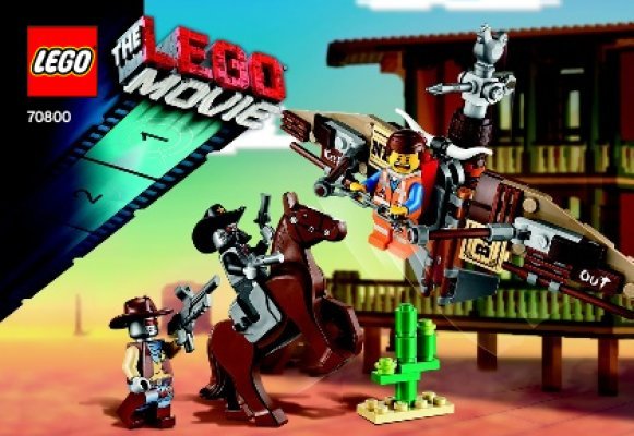 Istruzioni per la Costruzione - LEGO - THE LEGO MOVIE - 70800 - Fuga sull'aliante: Page 1