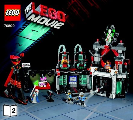 Istruzioni per la Costruzione - LEGO - THE LEGO MOVIE - 70809 - Il covo malefico di Lord Business: Page 1