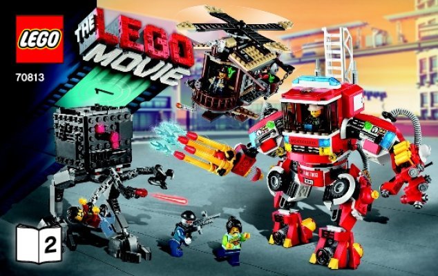 Istruzioni per la Costruzione - LEGO - THE LEGO MOVIE - 70813 - Rinforzi al soccorso: Page 1