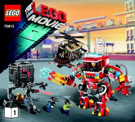 Istruzioni per la Costruzione - LEGO - THE LEGO MOVIE - 70813 - Rinforzi al soccorso: Page 1