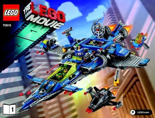 Istruzioni per la Costruzione - LEGO - THE LEGO MOVIE - 70816 - Astronave di Benny: Page 1