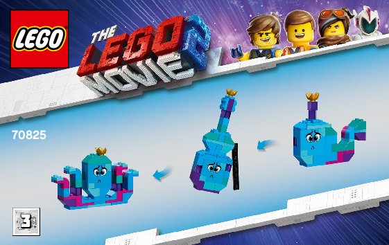 Istruzioni per la Costruzione - LEGO - 70825 - Queen Watevra's Build Whatever Box!: Page 1