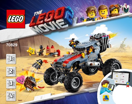 Istruzioni per la Costruzione - LEGO - 70829 - Emmet and Lucy's Escape Buggy!: Page 1