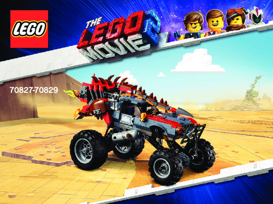 Istruzioni per la Costruzione - LEGO - 70829 - Emmet and Lucy's Escape Buggy!: Page 1