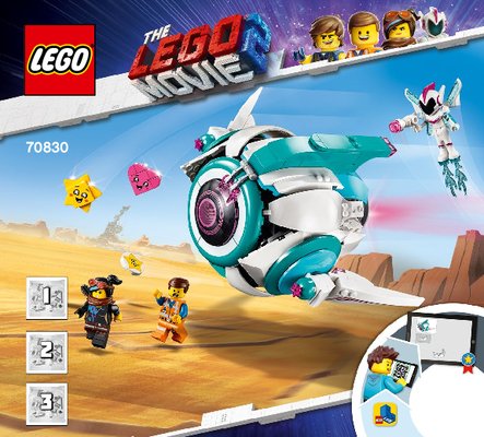 Istruzioni per la Costruzione - LEGO - 70830 - Sweet Mayhem's Systar Starship!: Page 1