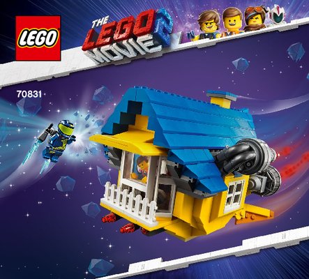 Istruzioni per la Costruzione - LEGO - 70831 - Emmet's Dream House/Rescue Rocket!: Page 1