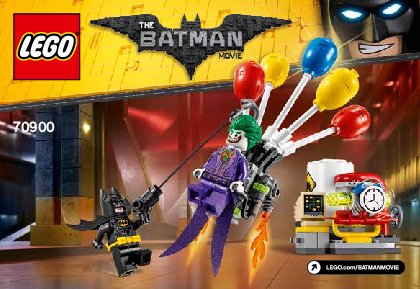 Istruzioni per la Costruzione - LEGO - THE LEGO BATMAN MOVIE - 70900 - The Joker™: fuga con i palloni: Page 1